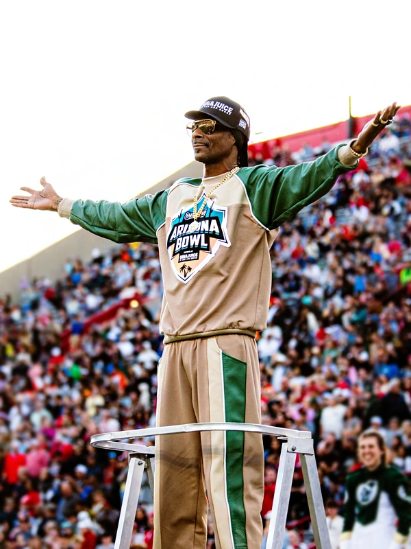 Snoop Dogg Arizona Bowl Halftime Show Tracksuit Brown & Green