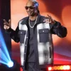 Snoop Dogg The Jennifer Hudson Show Black & White Plaid Jacket