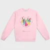 Stoney Clover Lane Disney Princess Sweatshirt Pink