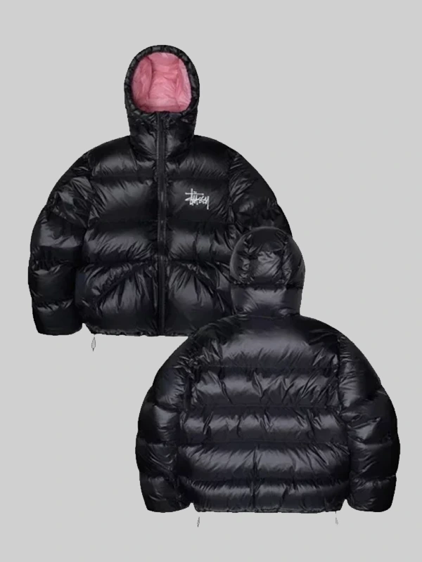 Stussy Puffer Jacket Black