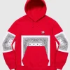 Supreme The North Face Bandana Hooded Sweatshirt Red