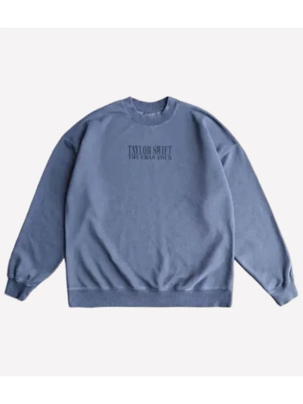 Taylor Swift Blue Crewneck Eras Tour