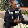 The Jennifer Hudson Show Snoop Dogg Black & White Plaid Jacket