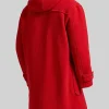 The Man with the Bag Arnold Schwarzenegger Red Hooded Coat