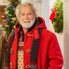 The Man with the Bag Arnold Schwarzenegger Santa Claus Coat Red