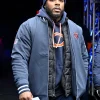 Thomas Brown Chicago Bears Blue Bomber Jacket