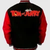 Tom and Jerry Black & Red Varsity Jacket