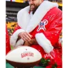 Travis Kelce Santa Puffer Coat