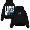 Unisex Black SANA x Detroit Lions Skeleton Hoodie