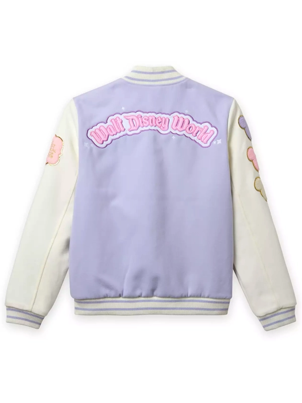 Walt Disney World Logo Varsity Jacket for Women by Stoney Clover Lane – Lavender