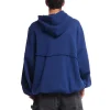 Y-Y Patchwork Cold Culture Hoodie Blue