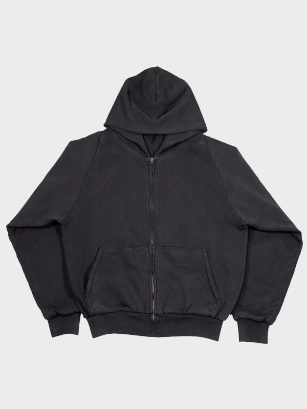 Yeezy x Gap Zip-Up Hoodie Black