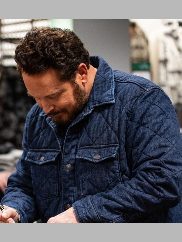 Yellowstone Cole Hauser Blue Quilted Jacket