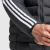 adidas black hooded puffer jacket