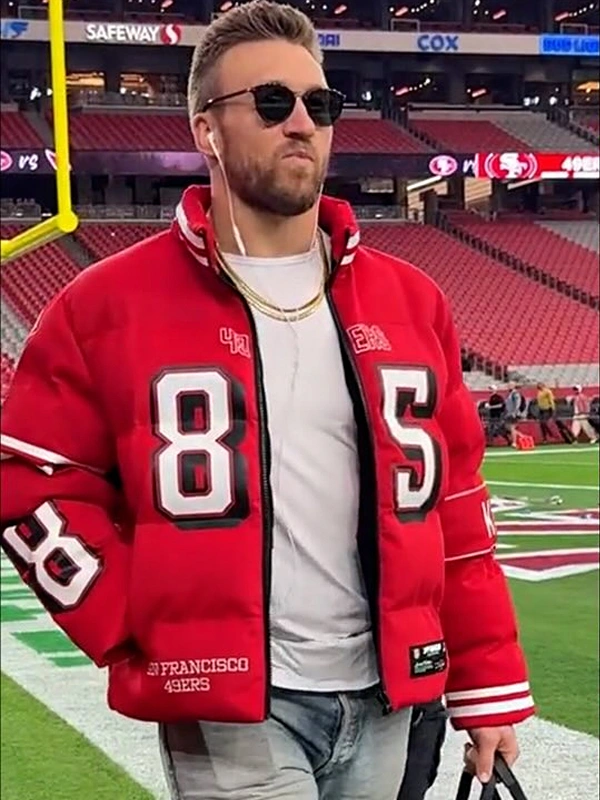 49ers Kristin Juszczyk Puffer Jacket OffSeason