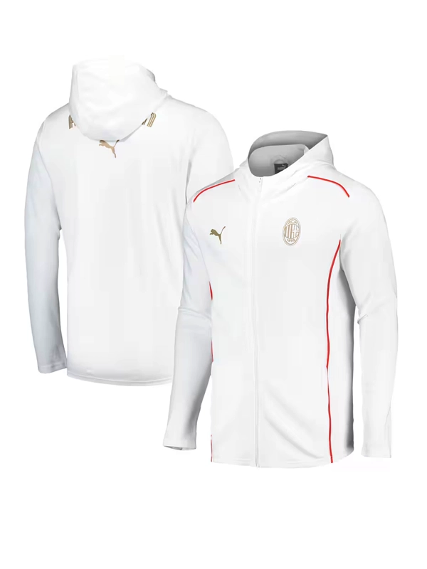 AC Milan PUMA Casuals Hooded Jacket White