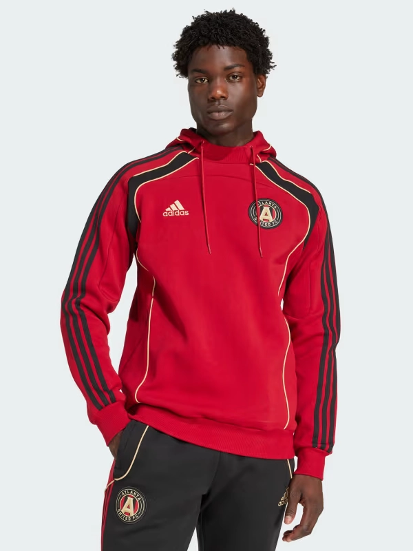 Adidas Atlanta United FC UBP Travel Hoodie Red