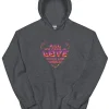 All We Need Is Love, Peace and Kindness Hoodie Grey