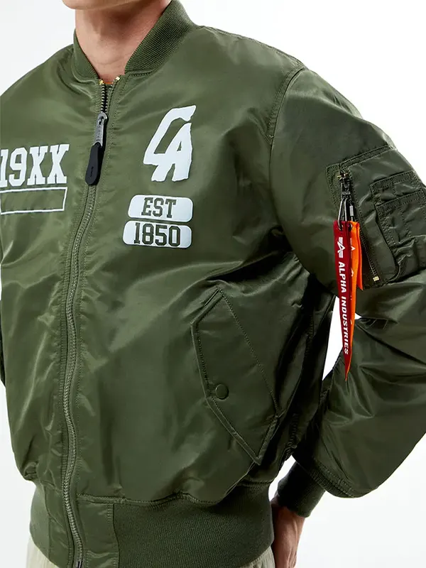 Alpha Industries CA MA-1 Bomber Jacket Green