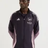 Arsenal Adidas 24-25 Aurora Black Presentation Jacket