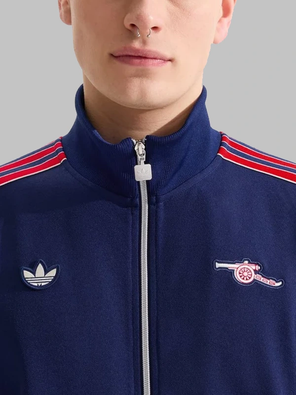 Arsenal Adidas Terrace Icons 24-25 Track Jacket Blue