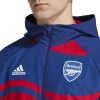 Arsenal Stadium Windbreaker Jacket Royal Blue And Red