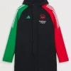 Arsenal adidas 2425 European Stadium Parka Jacket Black