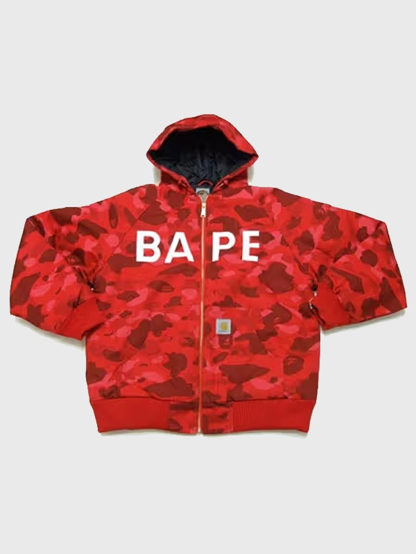 Bape X Carhartt Camo Jacket