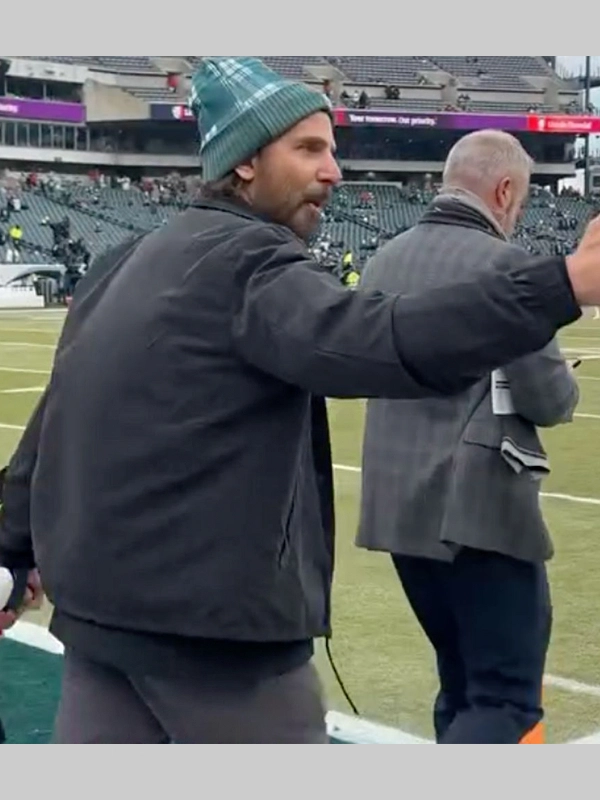 Bradley Cooper Philadelphia Eagles Black Jacket