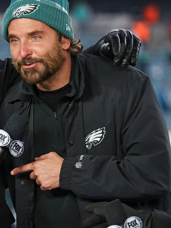 Bradley Cooper Philadelphia Eagles Jacket Black