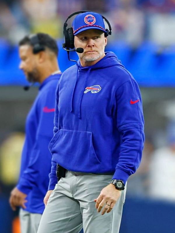 Buffalo Bills Sean McDermott Hoodie Blue