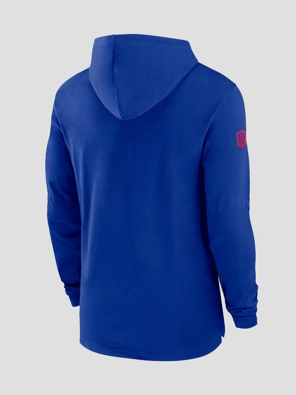 Buffalo Bills Sideline Hoodie Blue