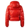 Caitlin Clark Red Fendi Puffer Jacket