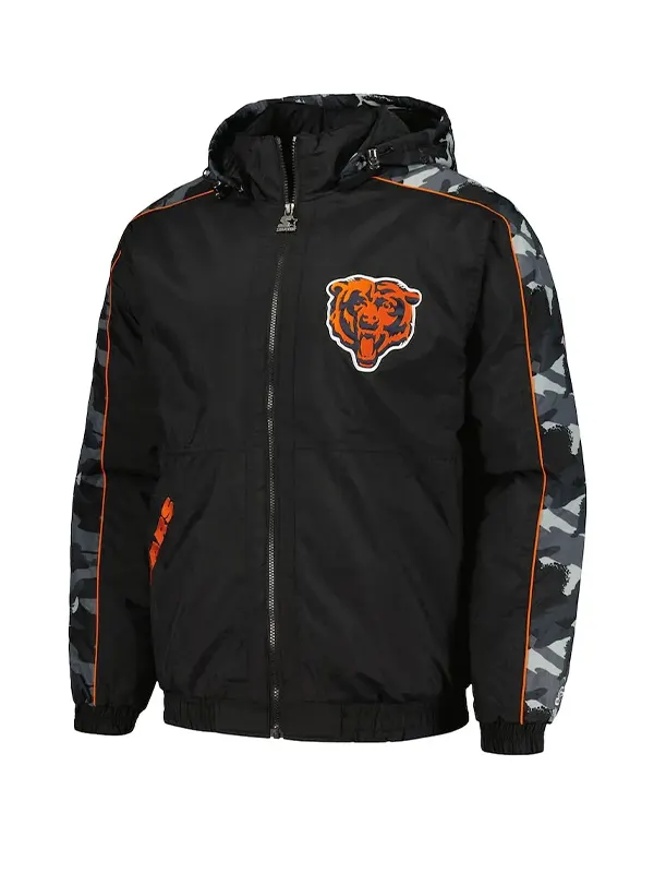 Chicago Bears Starter Black Thursday Night Gridiron Hoodie