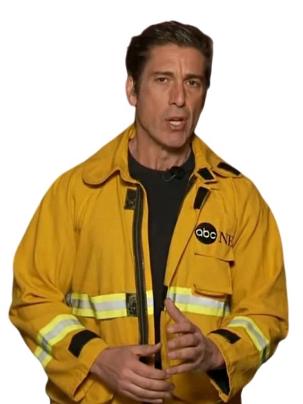 David Muir Fire Jacket Yellow