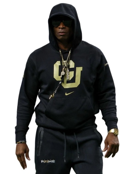 Deion Sanders Colorado Buffaloes Hoodie Black