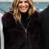 Erin Andrews Purple Fur Coat