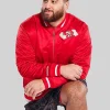 Faithful To The Bay 49ers APEX Red Satin Jacket