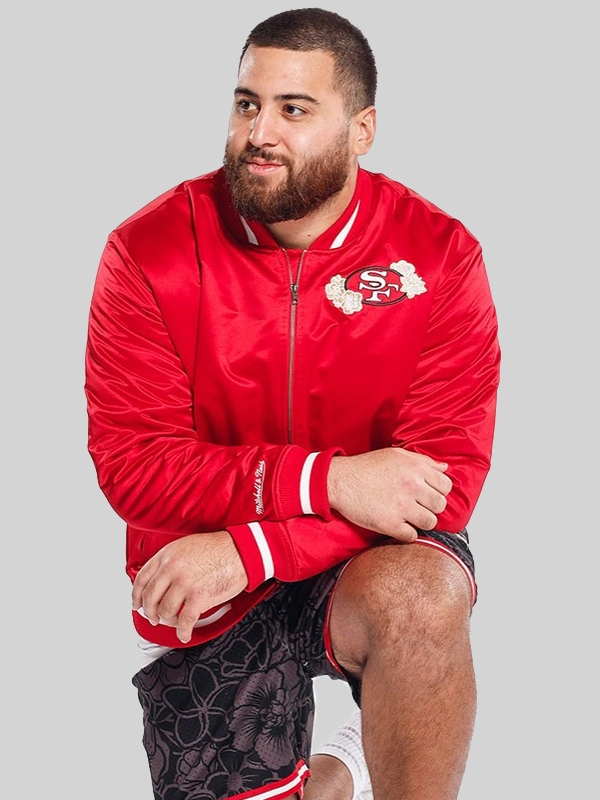 Faithful To The Bay 49ers APEX Red Satin Jacket