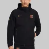 Fc Barcelona Black Tech Fleece Jacket Black