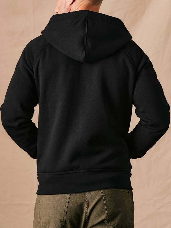 Flint And Tinder 10-Year Full Zip Hoodie Black