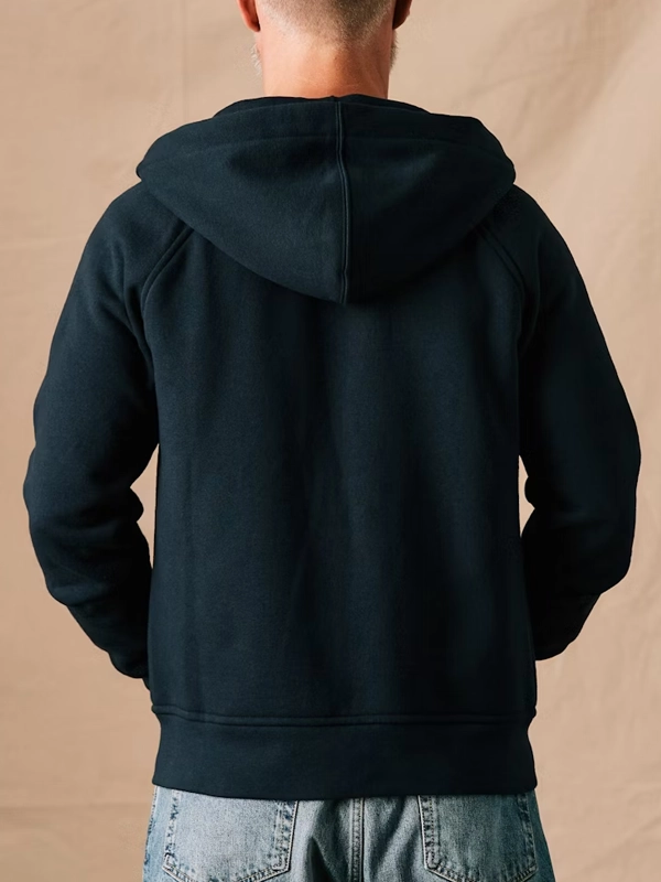 Flint And Tinder 10-Year Full Zip Hoodie Blue