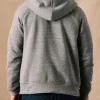 Flint And Tinder 10-Year Full Zip Hoodie Grey