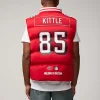 George Kittle San Francisco 49ers Unisex Off Season x NFL Player Puffer Vest Red