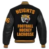 High School Lacrosse Jason Kelce Black Varsity Jacket