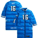 Jared Goff Detroit Lions Off Season Player Puffer Coat