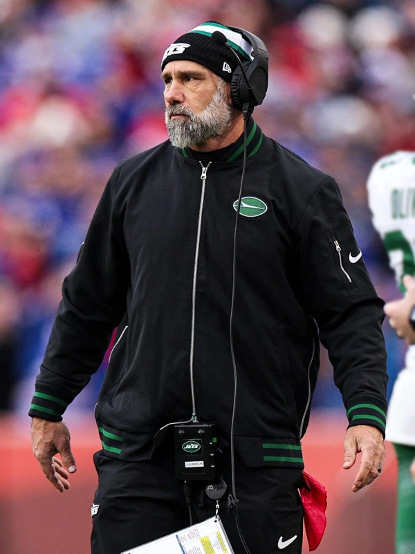 Jeff Ulbrich New York Jets Black Bomber Jacket