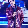 Joe Jonas Times Square Performance Leather Jacket