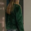 Kaitlin Olson High Potential 2025 Fur Coat Green