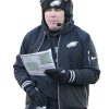 Kellen Moore Philadelphia Eagles Sideline Bomber Jacket Black